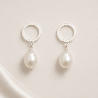 Flat Hoop Earring.