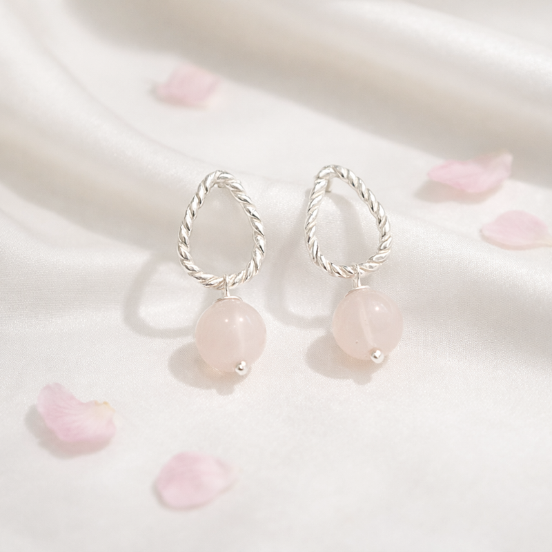 Spiral Drop Earrings. - Image 2