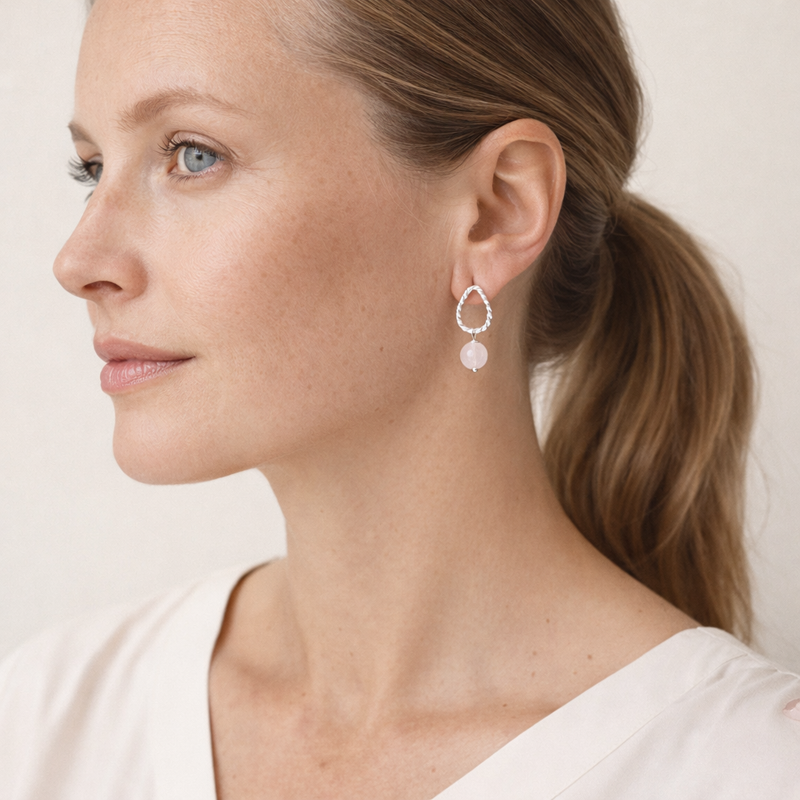 Spiral Drop Earrings.