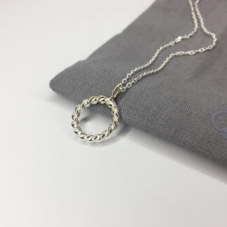 Round spiral pendant.