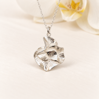 Silver Flower Pendant.