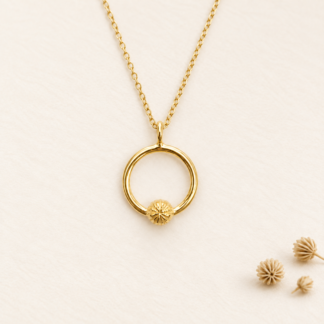 SEMILLA pendant, goldplated.