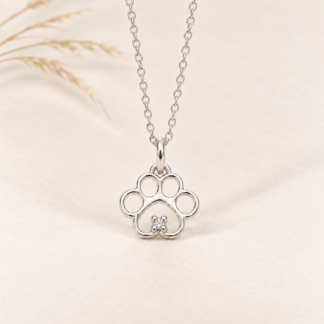 Sparkling Paw Pendant.