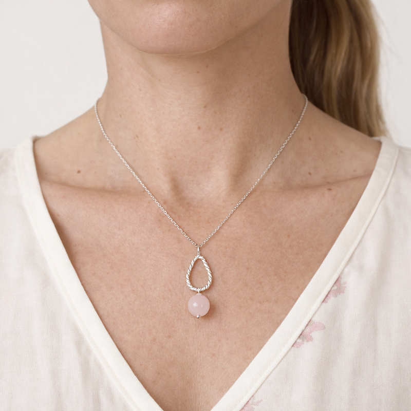 Spiral Drop Pendant.