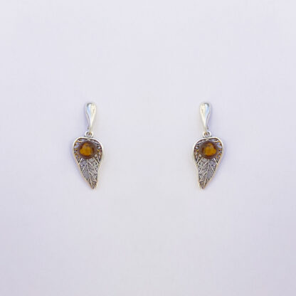 Amber Leaf Earring. - Image 2