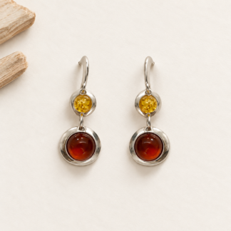 Amber Echo Earrings.