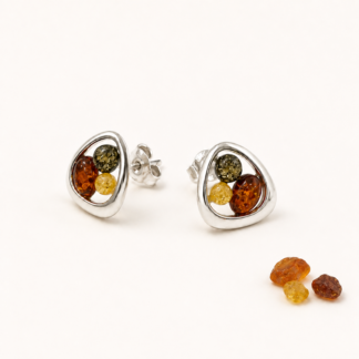 Amber Trio Earrings.