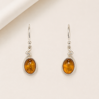 Amber Spark Earrings.