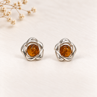 Amber Rose Earrings.