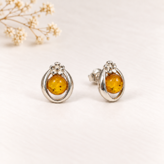 Amber in Bloom Earrings.