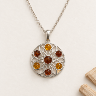 Amber Light Pendant.